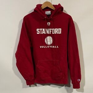 Champion Red Stanford Volleyball Hoodie